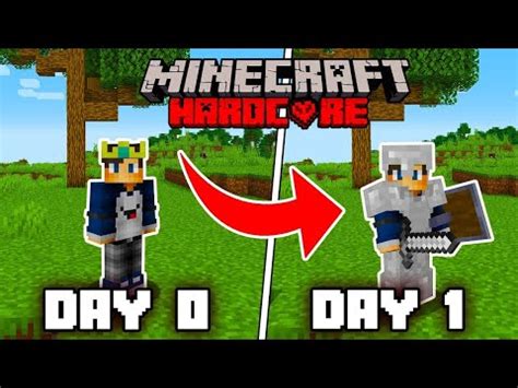 Minecraft Hardcore Journey Start Mcpe 1 YouTube