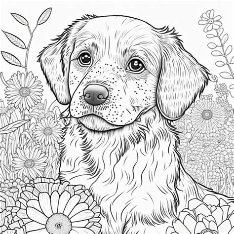 120 Adorable Dog Coloring Pages For Kids Unleash Your Childs