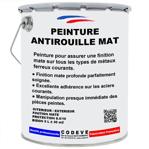 Peinture Antirouille Mat L Codeve Bois Rouge Vin Leroy