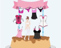 Arquivo De Corte Topo De Bolo Cha De Lingerie Elo