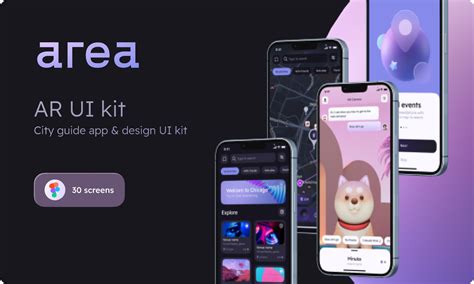 AREA AR City Guide UI Kit Figma