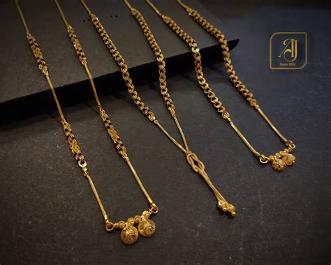 Short Mangalsutra | Gold jewels design, Modern gold jewelry, Black ...