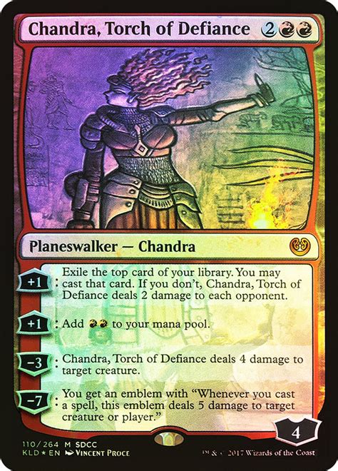 Chandra Torch Of Defiance Sdcc 2017 Promo General Star City Games