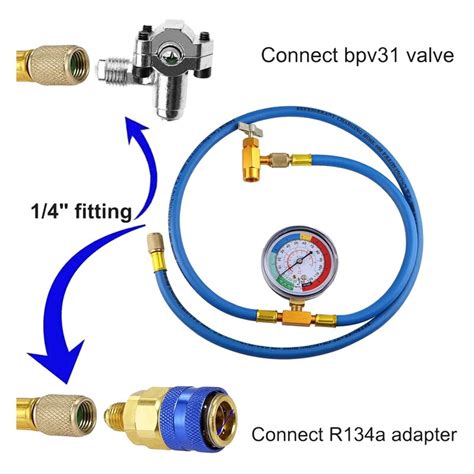 R A Klimaanlage K Ltemittel Ladung Schlauch Mit Manometer R Ro