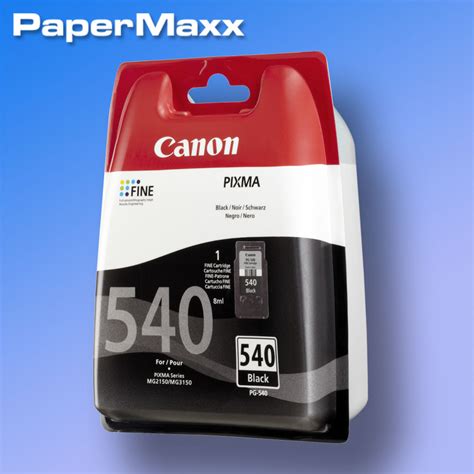 Canon Tintenpatrone 5225B005 PG540 Schwarz PaperMaxx