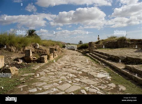 Bulla Regia the Roman city in Northern Tunisia Stock Photo - Alamy