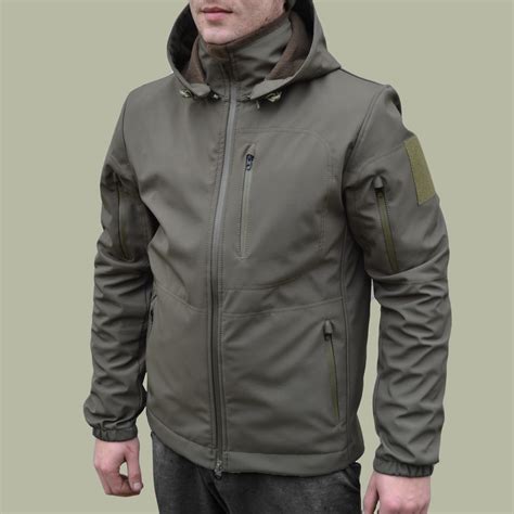 Куртка Softshell тактична польова олива, тепла зимова куртка софтшел ...
