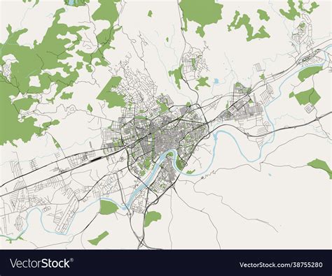 Map city cordoba spain Royalty Free Vector Image