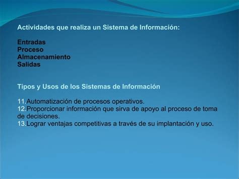 Sistemas De Informacion Ppt