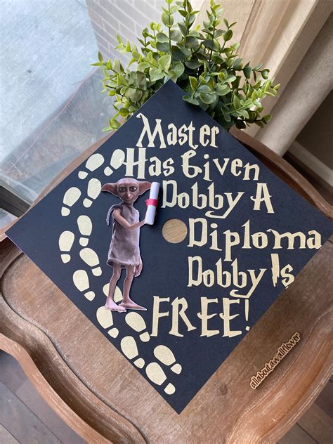 Harry Graduation Topper Dobby Graduation Cap Wizard Graduation Cap