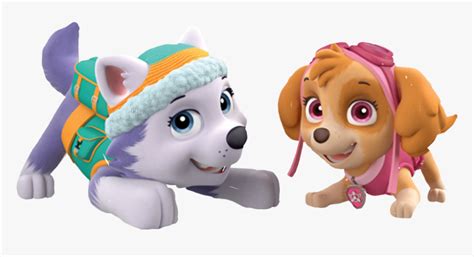 Paw Girl Grp Cgi Skye And Everest Paw Patrol Png Transparent Png My Xxx Hot Girl