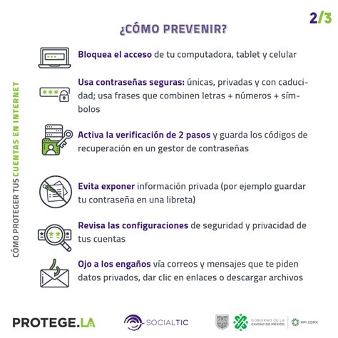 Cómo proteger tus cuentas en Internet Protege LA