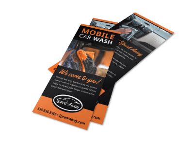 Mobile Car Wash Flyers