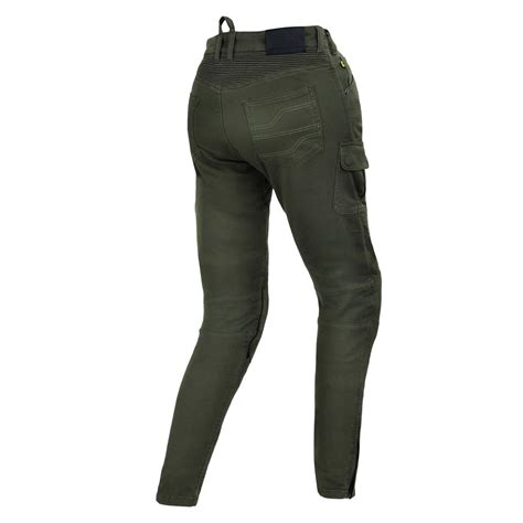 Jeansy Motocyklowe Damskie Shima Giro Lady Khaki Zielony Rrmoto Pl