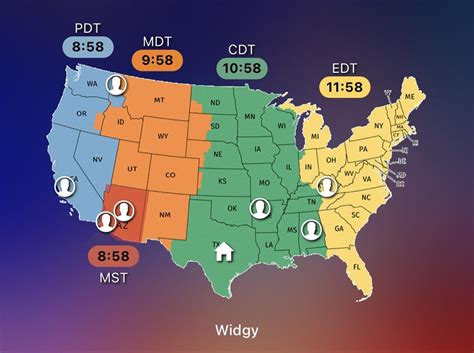 American Time Zone Map Olive Ashleigh