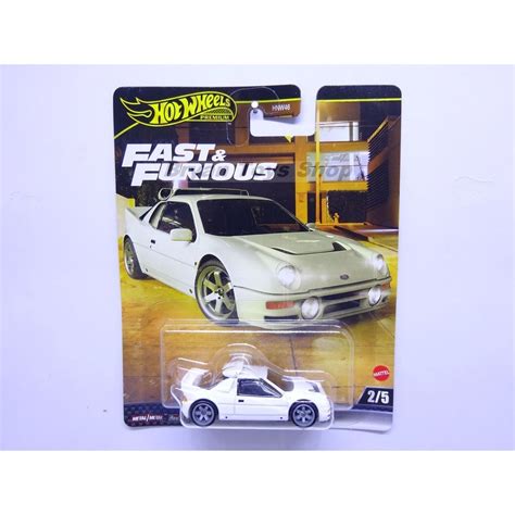 PUTIH Hot Wheels Premium Fast Furious Ford RS200 White Shopee Malaysia