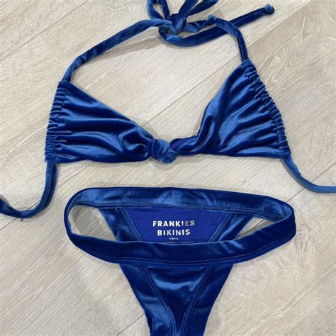 Frankies Bikinis Brand New Velvet Bikini Size Xs Depop