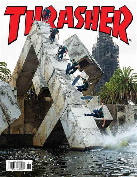 Hintergrundbild Mit Dem Logo Des Thrasher Magazins