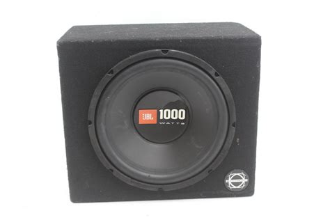 JBL 12" 1000W Subwoofer In Carpeted Speaker Box | Property Room