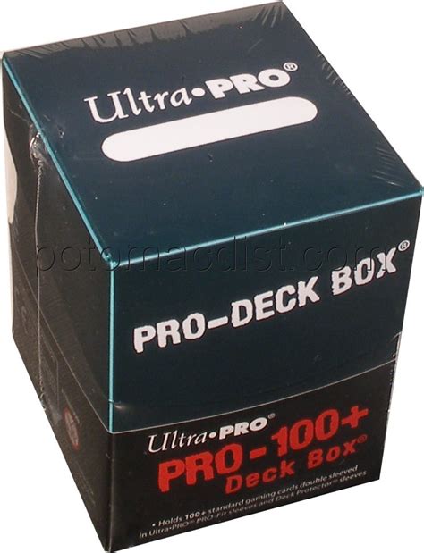 Ultra Pro Pro 100 Deck Box Green 10 Deck Boxes Potomac Distribution