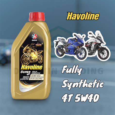 FREE HAVOLINE BANDANA Caltex Havoline Super 4T 5W40 Fully Synthetic