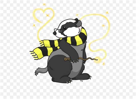 European Badger Honey Badger Helga Hufflepuff Drawing, PNG, 600x600px ...