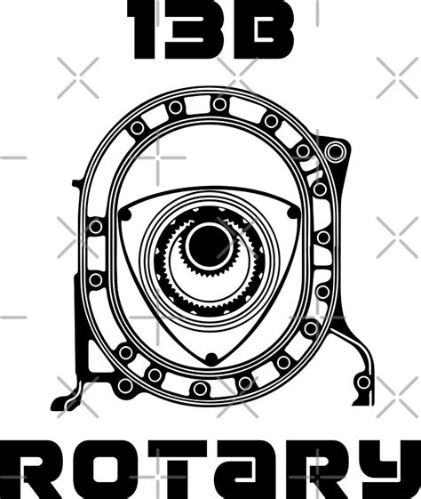 Mazda 13b Rotary Engine Stickers By Clintoss Redbubble