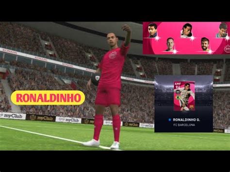 Trik Mendapatkan Iconic Moment Ronaldinho FC Barcelona PES MOBILE YouTube