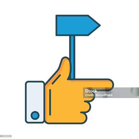 Finger Pointer Right Stock Illustration - Download Image Now ...