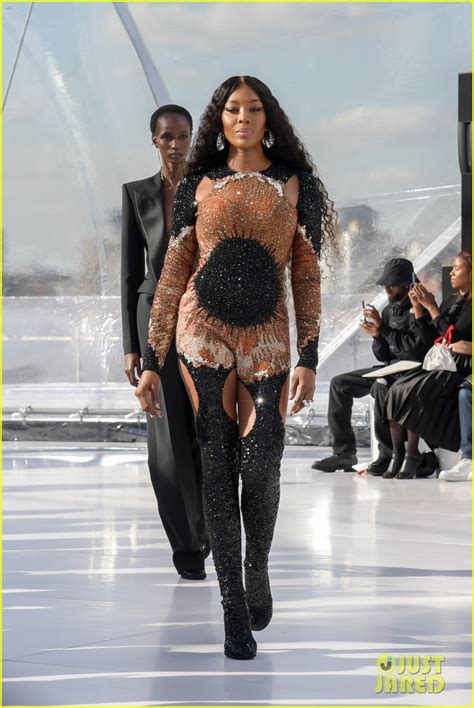 Janet Jackson & Letitia Wright Watch Naomi Campbell Walk in Alexander ...