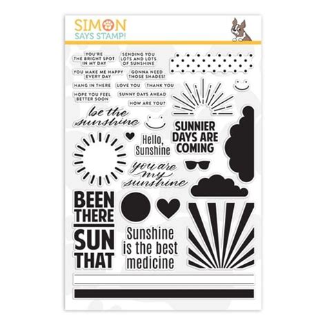 Simon Says Clear Stamps Hello Sunshine Sss202089 In 2020 Clear Stamps