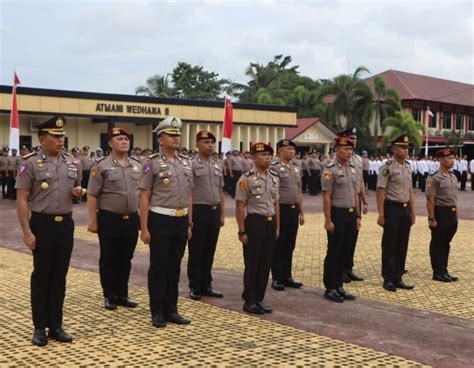 572 Personel Polda Bengkulu Naik Pangkat 2 Diantaranya Pejabat Utama