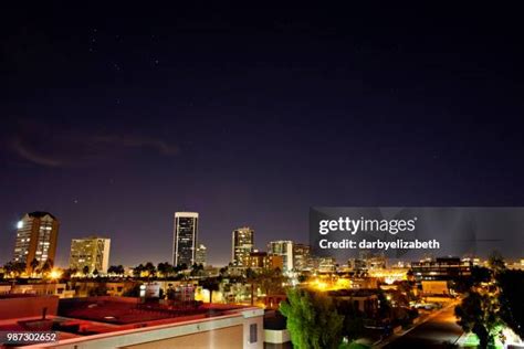 63 Phoenix Skyline At Night Stock Photos, High-Res Pictures, and Images ...