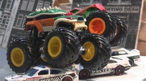 Hot Wheels Monster Trucks Vs Police Round 2