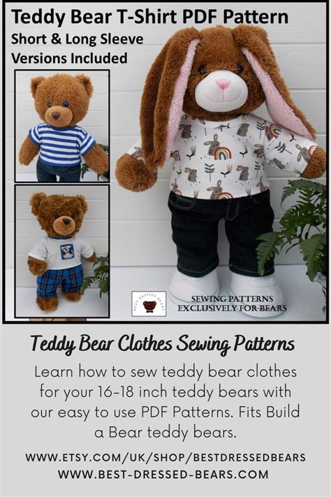 Learn How To Make Teddy Bear Clothes Teddy Bear Clothes Teddy Bear