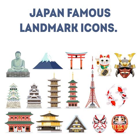 japan landmark icon