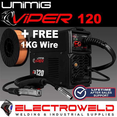 Unimig Viper 120 Mig Welder Free Wire Kumjrvm120 Best Prices