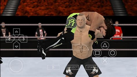 Wwe K Brock Lesnar Vs Aj Styles Ppsspp Gameplay Youtube