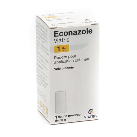 Econazole Poudre Antifongique Viatris Mycose Pied Champignon