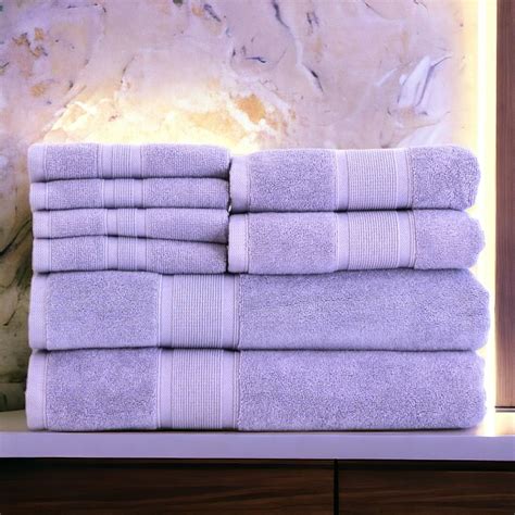 amazoncom white classic luxury bath towel set   pieces