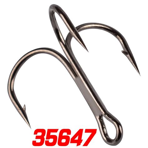 Fishing Hook 50pcs High Carbon Treble Hooks Super Sharp Solid Size 1 2