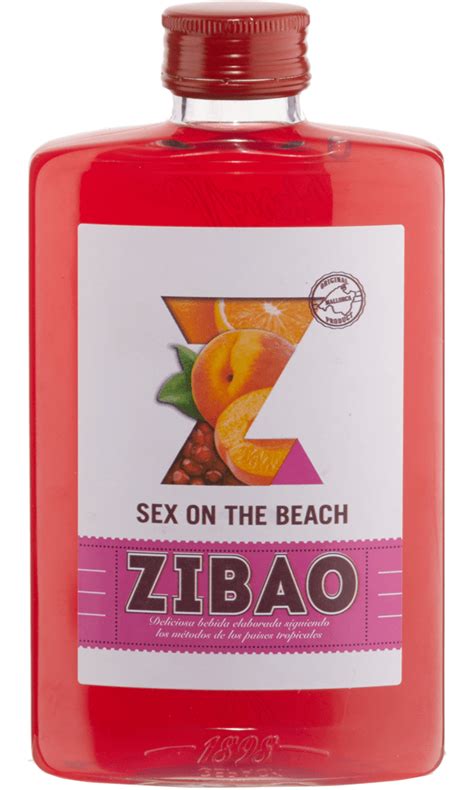Licor Zibao Sex On The Beach Petaca Plástico cl B B Distribucions Túnel