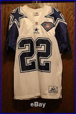 Vintage Apex Emmitt Smith Dallas Cowboys 1994 NFL 75th Ann. Double Star ...