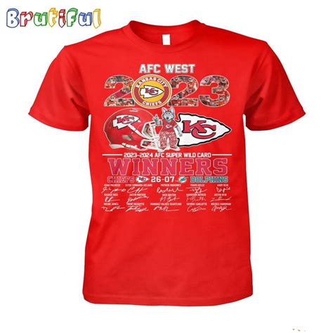 2023 2024 Afc Super Wild Card Winners Kansas City Chiefs 26 07 Miami