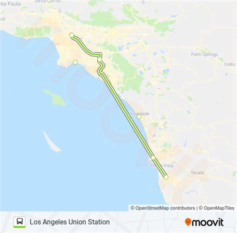 Ruta Flixbus 2017 Horarios Paradas Y Mapas Los Angeles Union