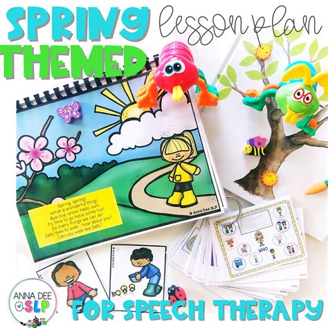 Spring Theme Activities For Preschool Speech Therapy