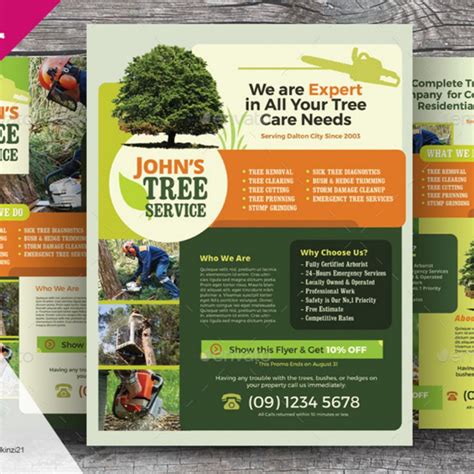 Tree Service Flyer Templates