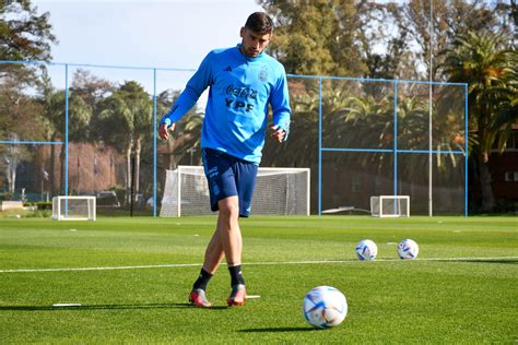 Santiago Pierotti dijo presente en el entrenamiento de la Sub 23