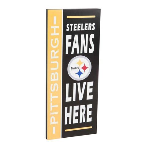 Pittsburgh Steelers Fan Sign - Mymancave Store