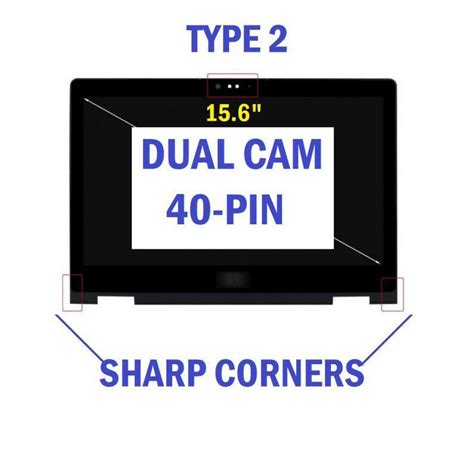 Dell Inspiron Dp N Rmrp Rmrp Fhd Lcd Led Touch Screen Assembly